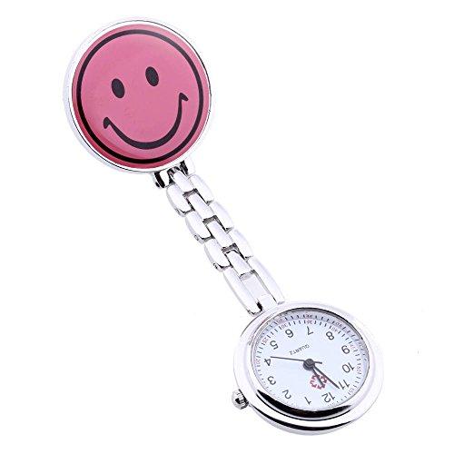 Reloj Cuarzo Clip pa Enfermera Doctor portátil Smiley