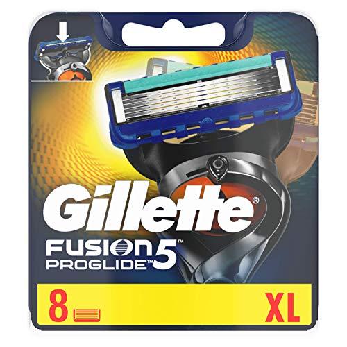 Cuchillas de afeitar para hombres Gillette Fusion ProGlide. 8 unidades