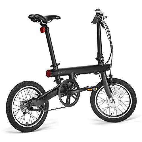 Dailyinshop Xiaomi Mi Plegable eléctrica Inteligente Bicicleta Plegable Bicicleta E-Bike luz de la Bicicleta 18" TFT Monitor de Pantalla vehículo en Lugar de Caminar (Color: Negro)