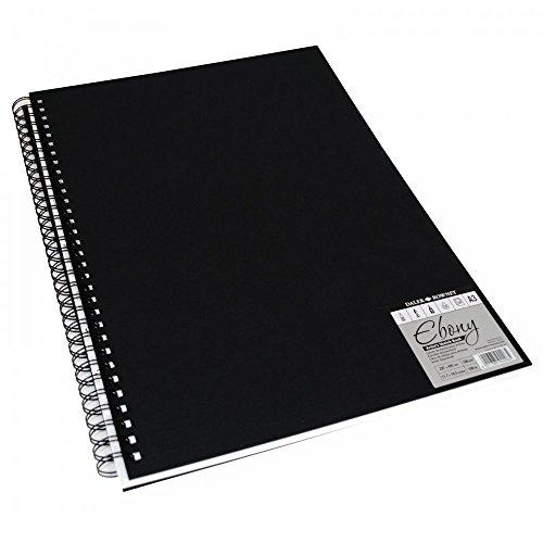 Daler Rowney DR813200400 - Cuaderno (tamaño A4, tapas duras, muelle de espiral), color negro