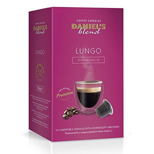 DANIELS BLEND - 50 Cápsulas de Café Compatibles con Máquinas Nespresso - LUNGO