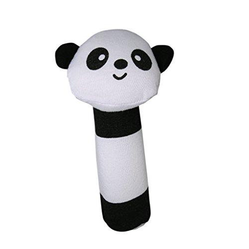 Dcolor Juego Del Bebe En Forma De Barra De La Panda Con Sonajero Juguetes De Sonido De Tela