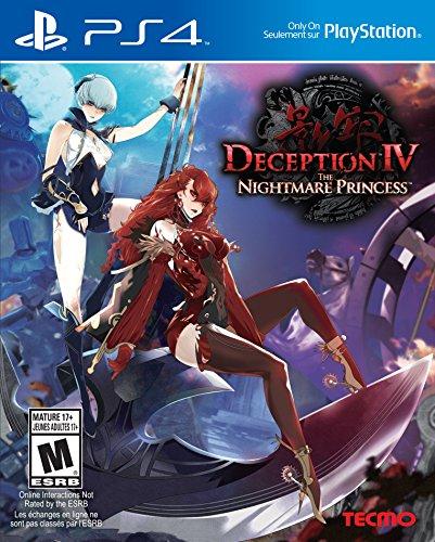 Tecmo Koei Deception IV: The Nightmare Princess, PS4 Básico PlayStation 4 Inglés vídeo - Juego (PS4, PlayStation 4, Estrategia, M (Maduro), Soporte físico)