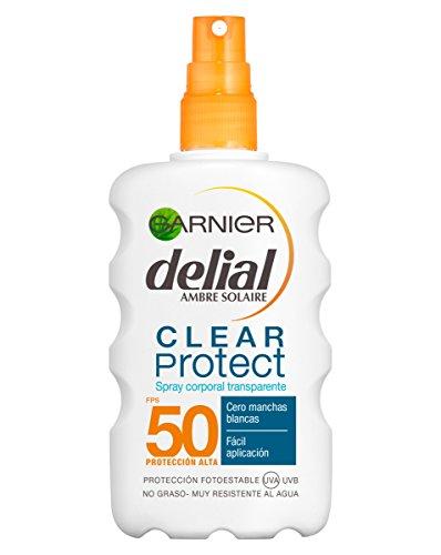 Garnier Delial Clear Protect Spray Protector Solar Transparente Corporal IP50+ - 200 ml