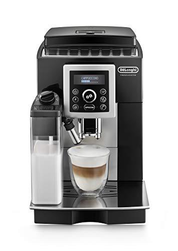 DeLonghi ECAM 23.463.B - Cafetera (Independiente, Máquina espresso, 1,8 L, Molinillo integrado, 1450 W, Negro, Plata)