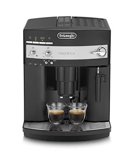Delonghi Magnifica ESAM3000B Maquina De Espresso, 1350 W, 1.8 Litros, Acero Inoxidable, Negro