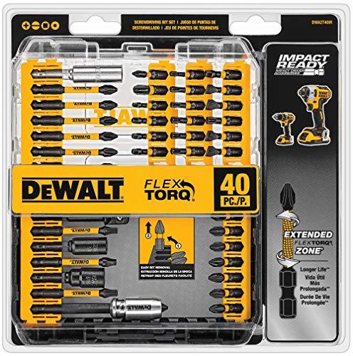 DEWALT DWA2T40IR IMPACT READY FlexTorq Screw Driving Set, 40-Piece by DEWALT