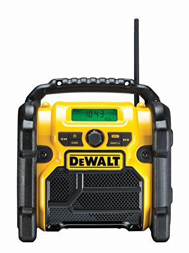 Dewalt DCR019-QW Radio para Obras, batería/Cable DCR019/DCR019-QW, Negro, Amarillo