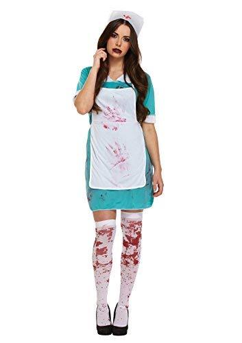Disfraz Enfermera Zombie LADIES ZOMBIE NURSE BLOODY Halloween Carnaval COSTUME THE WALKING DEAD CHEAP 00337