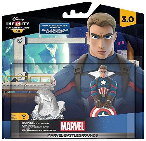 Disney Infinity 3.0 - Marvel Playset Battlegrounds, Incluye Figura Capitán América