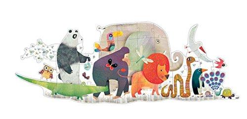 Djeco Puzzle Gigante El Desfile de los Animales