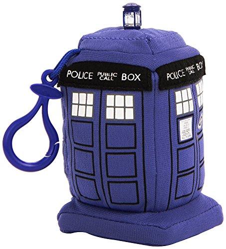 Doctor Who 4 Pulgadas Mini Tardis Hablar ClipOn de Peluche (Azul)