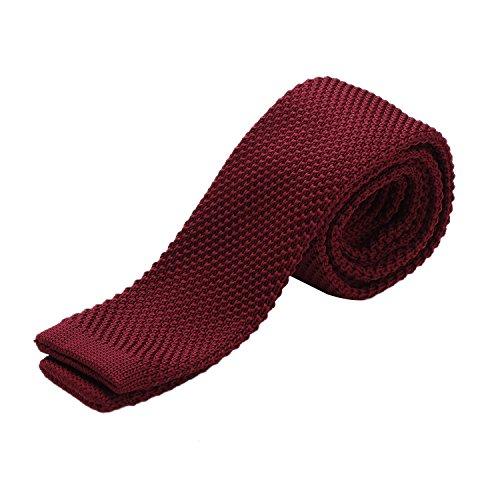 DonDon corbata de punto estrecha 5cm - de diferentes colores