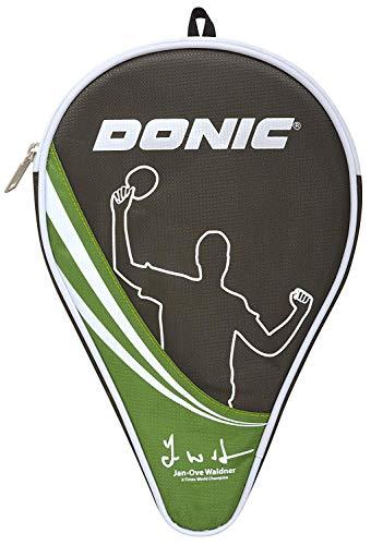 Donic-Schildkröt Funda para Raqueta de Tenis de Mesa Waldner, Compartimiento Extra de Almacenamientopara para 3 Pelotas, 818537