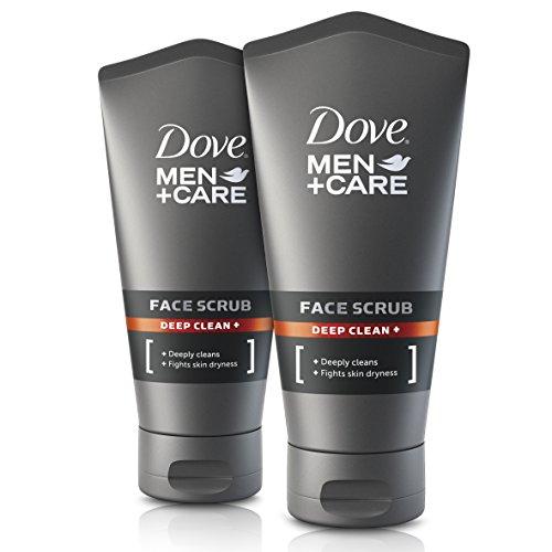 Dove - For men, Exfoliante facial, pack de 2 x 150ml