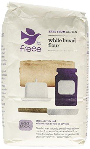 Doves Farm Gluten Free White Bread Flour 1 kg (Pack of 5)