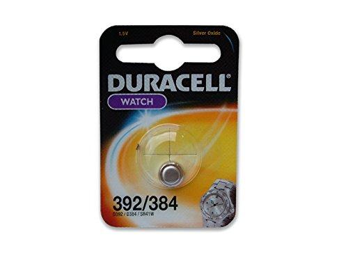Duracell 392/384 - Pilas (Óxido de Plata, Button/Coin, 1.5V, 1.6 cm, 1.6 cm, 3 mm)