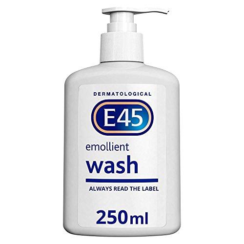 E45 Dermatological Emollient Crema de lavado, 250 ml.