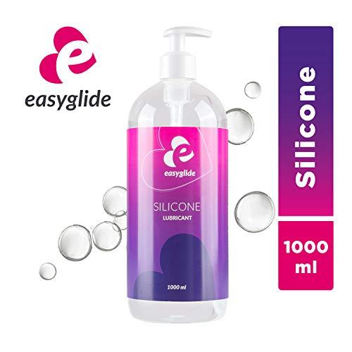 EasyGlide Lubricante a Base de Silicona (1000 ml) Lubricantes sexuales en una práctica botella con bomba