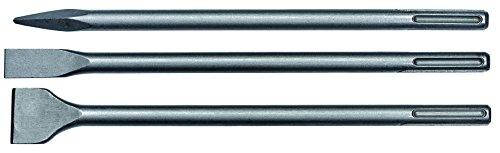 Einhell 4258101-  Brocas de cincel plano (Martillo perforador, 40 cm, SDS Max), 3 piezas