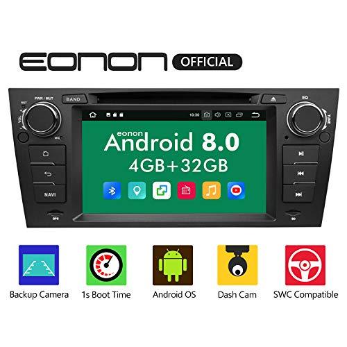 eonon Android 8 fit BMW E90 E91 E92 E93 1Din 17,8cm 7" LCD Car Indash Digital Audio Video Stereo Autoradio Touchscreen DVD GPS Bluetooth FM RDS USB support WiFi DAB+ OBD2 4G Headunit GA9165B