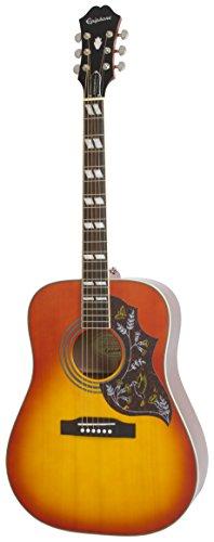 Epiphone Hummingbird PRO - Guitarras electroacústicas, color faded cherry sunburst