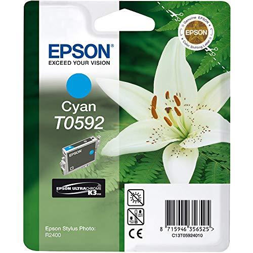 Epson C13T05924010 - Cartucho de tinta, cian, Ya disponible en Amazon Dash Replenishment
