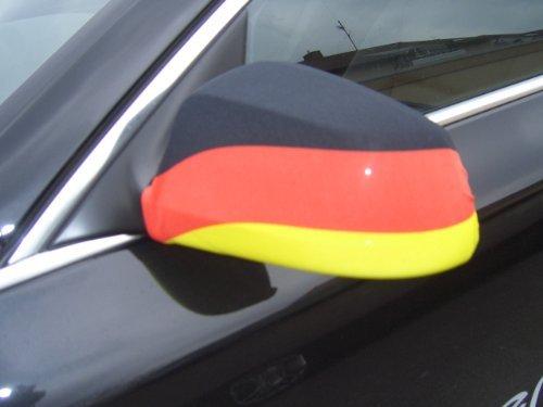 Funda espejos retrovisores con bandera Alemania, 2 unidades