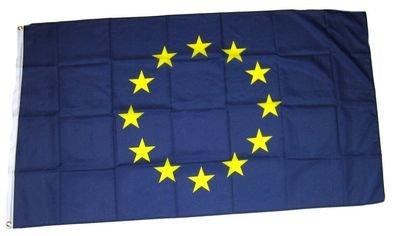 FahnenMax® Bandera de King Banderas/Banderas, Europa 12 Estrellas Nuevo, Resistente a la Intemperie, Azul, 150 x 90 x 1 cm, 17029
