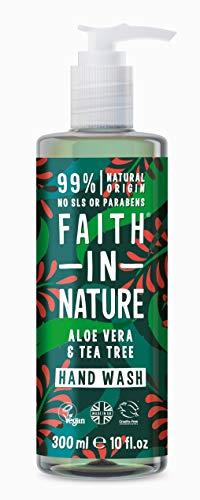 Faith in Nature Jabón Líquido para Manos de aloe vera y árbol de té - 300ml