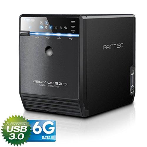 FANTEC QB-35US3-6G - Carcasa para 4 discos duros de 3.5? con USB 3.0 & eSATA