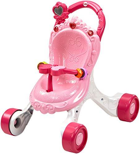 Fisher-Price Andador Cochecito de Muñecas, correpasillos bebé +9 meses (Mattel CGN65)