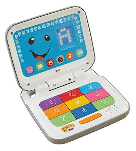 Fisher-Price Mi primer ordenador descubrimiento, juguete bebé +6 meses (Mattel CBW18)