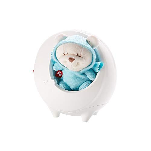Fisher-Price Proyector osito dormilón, juguete de cuna para bebé (Mattel DYW48)