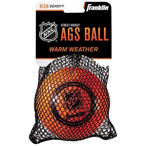 Franklin Streethockey Ball Ags High Density - Pelota/Disco de Hockey sobre Patines, Color Naranja