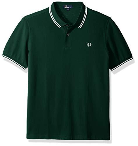 Fred Perry M3600, Polo Para Hombre, Verde (Green), Small