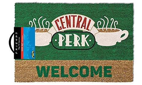 Friends Door Mat Felpudo Central Perk Welcome, Poliuretano, Multicolor, 40 x 60 cm