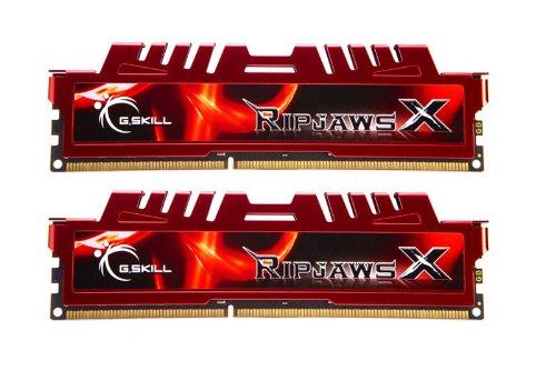 G.Skill F3-12800CL10D-16GBXL  RipjawsX - Memoria RAM (Kit 2 x 8GB, DDR3-1600 MHz, PC3 12800, CL 10), Rojo