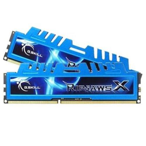 G.Skill Ripjaws X - Kit de Memoria RAM de 16 GB (2 x 8 GB DDR3 SDRAM, PC3-12800, 1600 MHz, 1.5 V), Azul