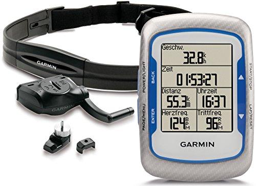 Garmin Edge 500 - GPS para ciclismo de 1.8 ", azul y gris  con HR y sensor de velocidad/cadencia