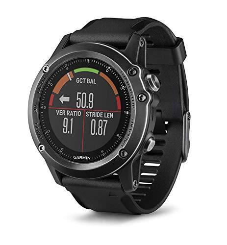 Garmin F?nix 3 Zafiro HR - Reloj multideporte con GPS y pulsera de silicona, color negro