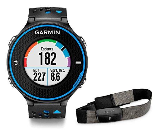 Garmin Forerunner 620 HRM - Reloj de carrera con GPS con pulsómetro, color negro / azul