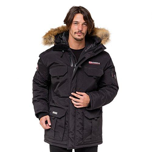Geographical Norway Alpes, Chaqueta Bomber para Hombre, Negro (Black), XX-Large
