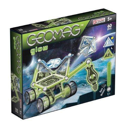 Geomag- Glow Construcciones magnéticas y Juegos educativos,, 60 Piezas (333)