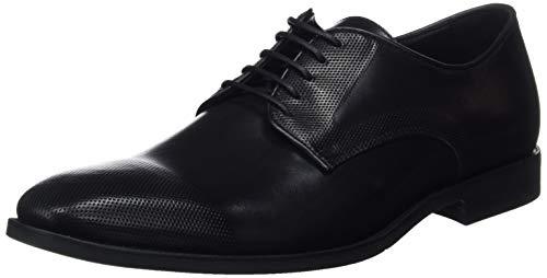 Geox U New Life A, Zapatos de Cordones Derby para Hombre, Negro (Black C9999), 42 EU