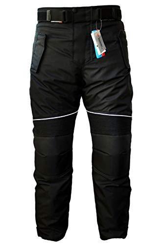 German Wear GW350T - Pantalones de Moto, Negro, 56 EU/2XL: Tamaño de la cintura - 108 cm