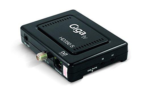 Gigatv HD350 S Plus - Decodificador satélite DVB-S2, Negro