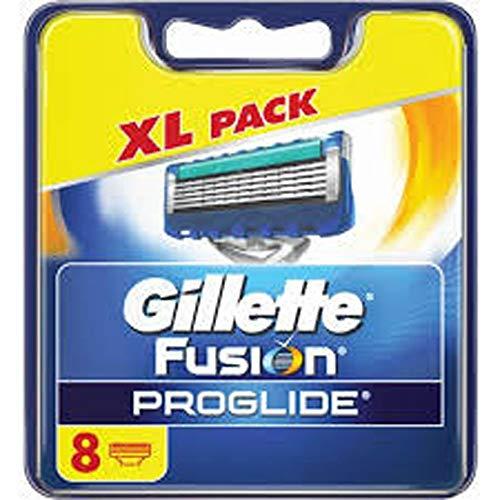 Gillette fusion proglide - Cuchillas de recambio para maquinilla de afeitar (8 unidades)
