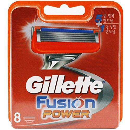 Gillette Fusion Proglide Power 8-Pack Razor Blades Cuchillas 100% ORIGINAL