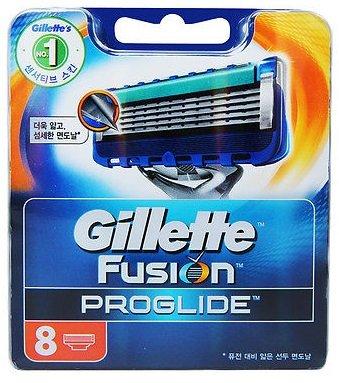 Gillette Fusion Proglide - Recambios para cuchillas de afeitar manuales (testados dermatológicamente, 8 unidades)